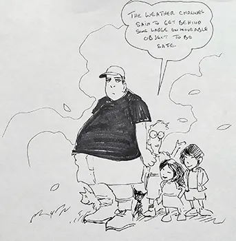 Another image of Barry and Colin