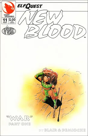 Image shows the cover of Elfquest new Blood #11